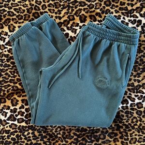 Victoria’s Secret Pink Teal Jogger Sweatpants